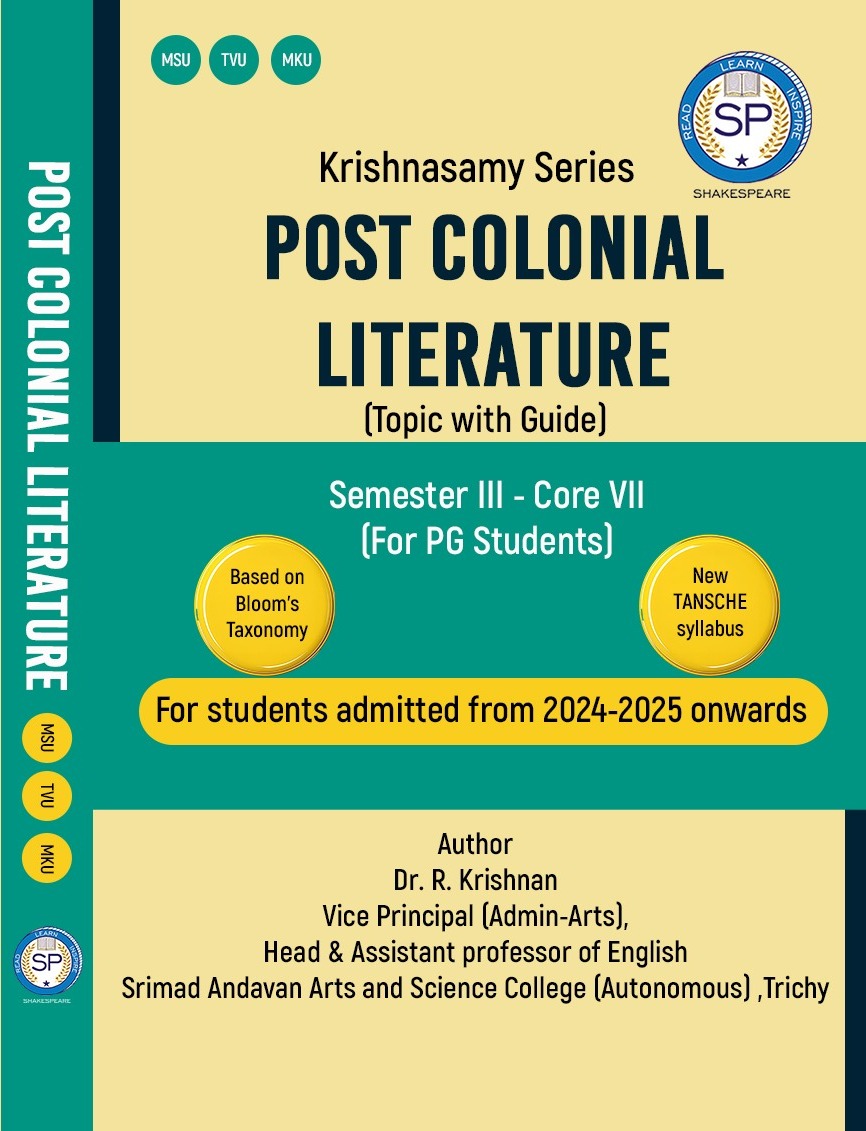 Post Colonial Literature - PG - Sem 3 - M S University